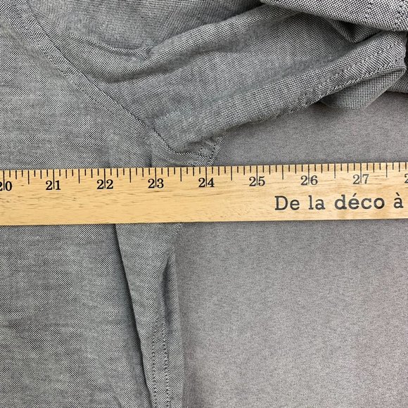Lululemon Mens Shirt 2XL Gray Heather Button Up Long Sleeve Non-Stretch Business - Picture 3 of 7